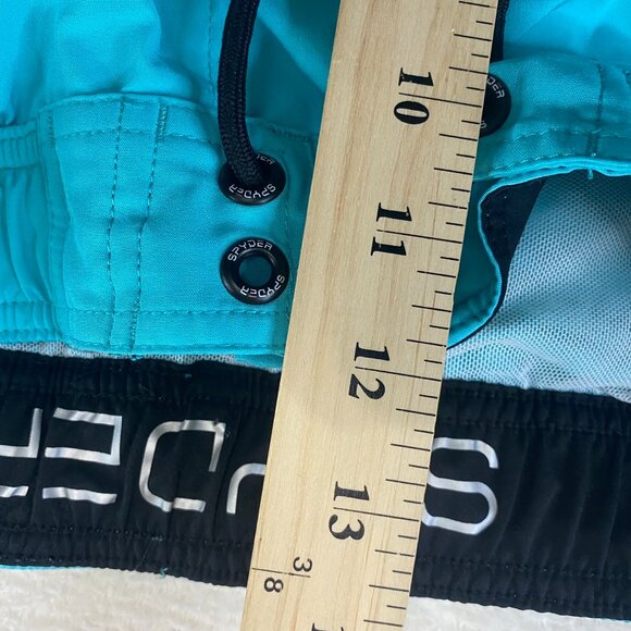 Spyder Mens Swim Trunks Shorts Size M Blue Surf Sand Swimwear Lined Stretch - Picture 11 of 11